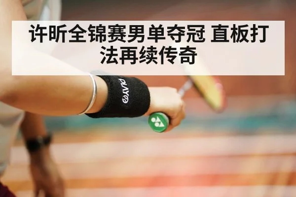 许昕全锦赛男单夺冠 直板打法再续传奇